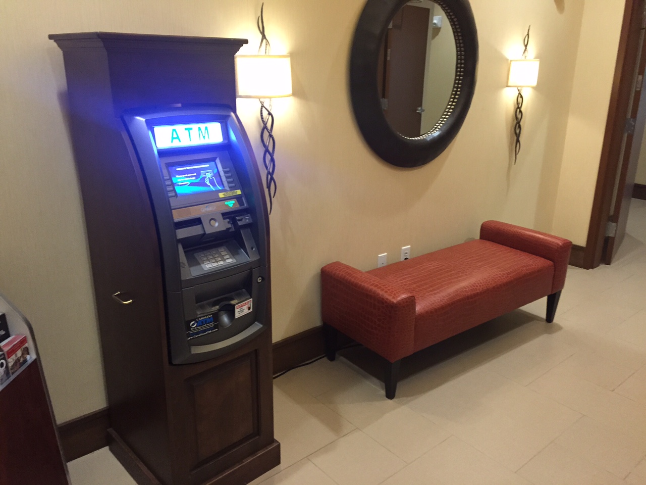 do hotels have atms