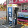 An ATM at a festival