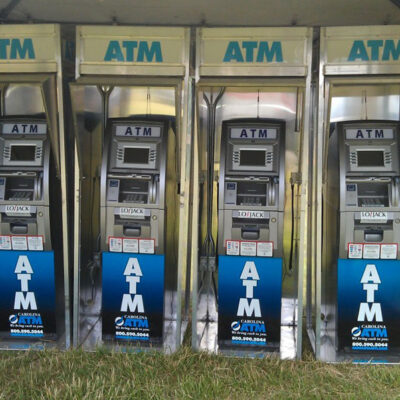 multiple ATMs in a row